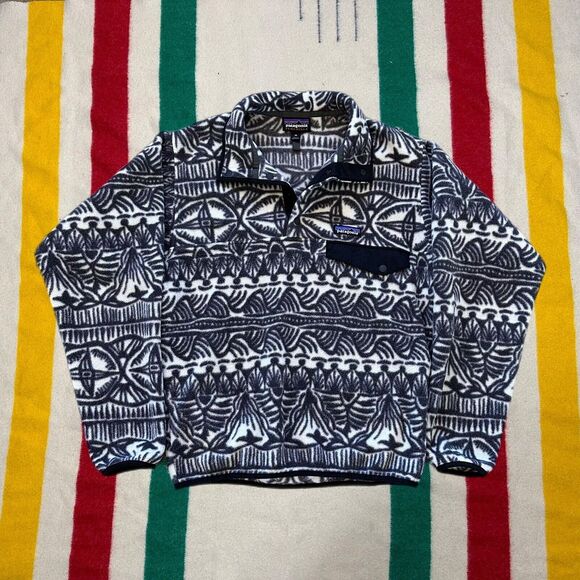 Patagonia Other - Patagonia Jacket Men's XS‎ Fleece 25580 Pullover Snap T Synchilla Sweater